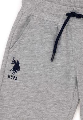 Erkek Çocuk Gri Melanj Örme Şort - 50284828022