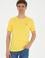 Erkek Sarı Basic Tişört