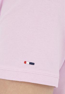 Erkek Regular Fit Polo Yaka Pembe Basic Tişört - 50284641149