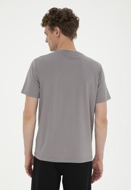 Erkek Koyu Gri Tişört - 50287042021