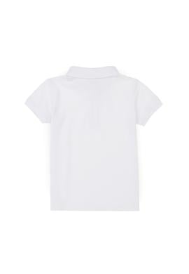 Erkek Çocuk Beyaz Basic Polo Yaka Tişört - 50292129006