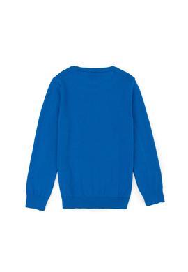 Erkek Çocuk Kobalt Basic Bisiklet Yaka Kazak - 50269409058