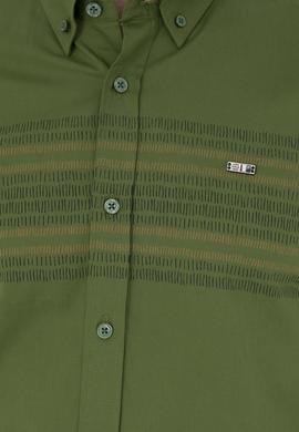 Erkek Yeşil Uzun Kollu Gömlek - 50272945019