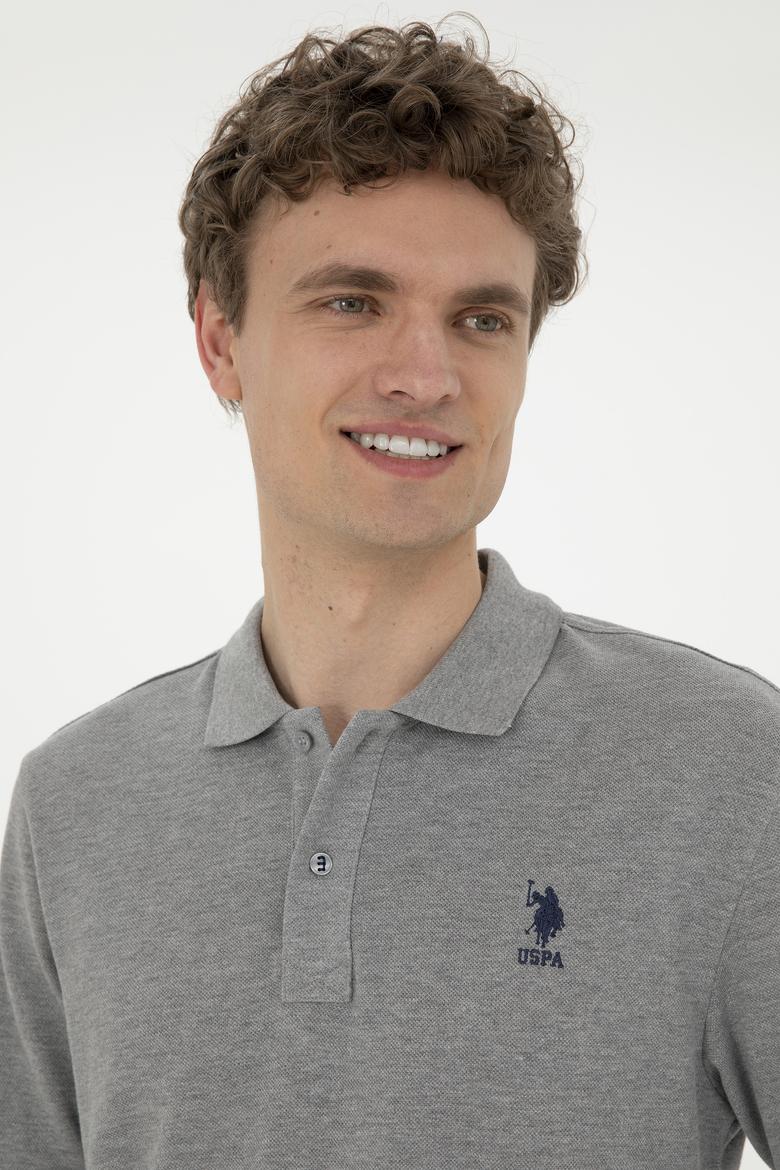 Erkek Gri Melanj Basic Sweatshirt - 50269403069