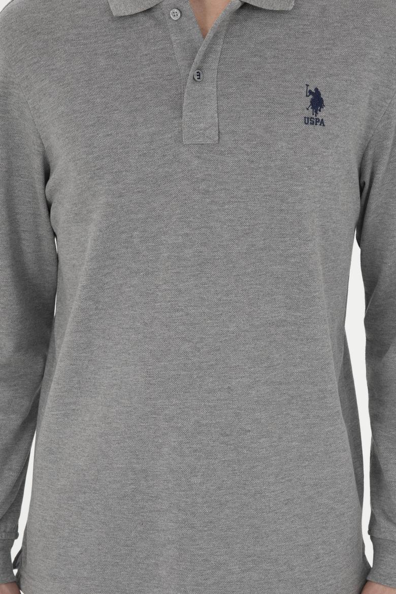 Erkek Gri Melanj Basic Sweatshirt - 50269403069