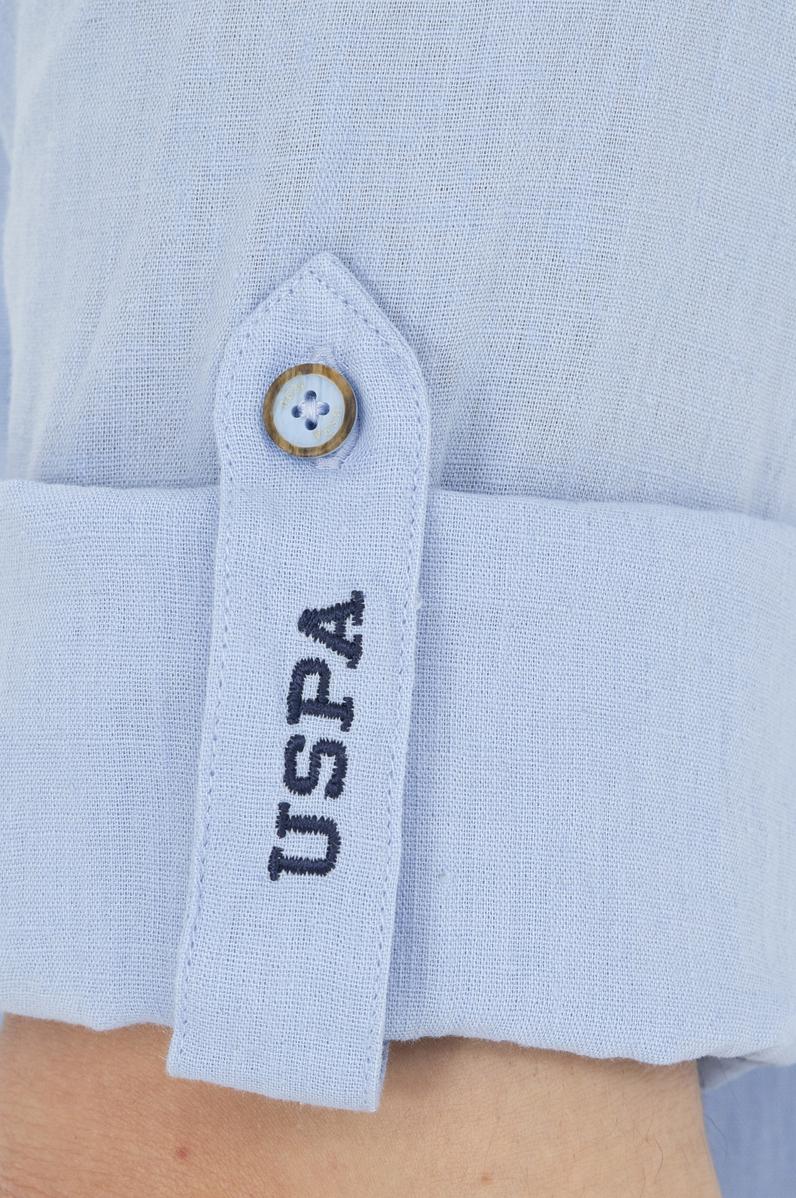 Erkek Mavi Uzun Kollu Basic Gömlek