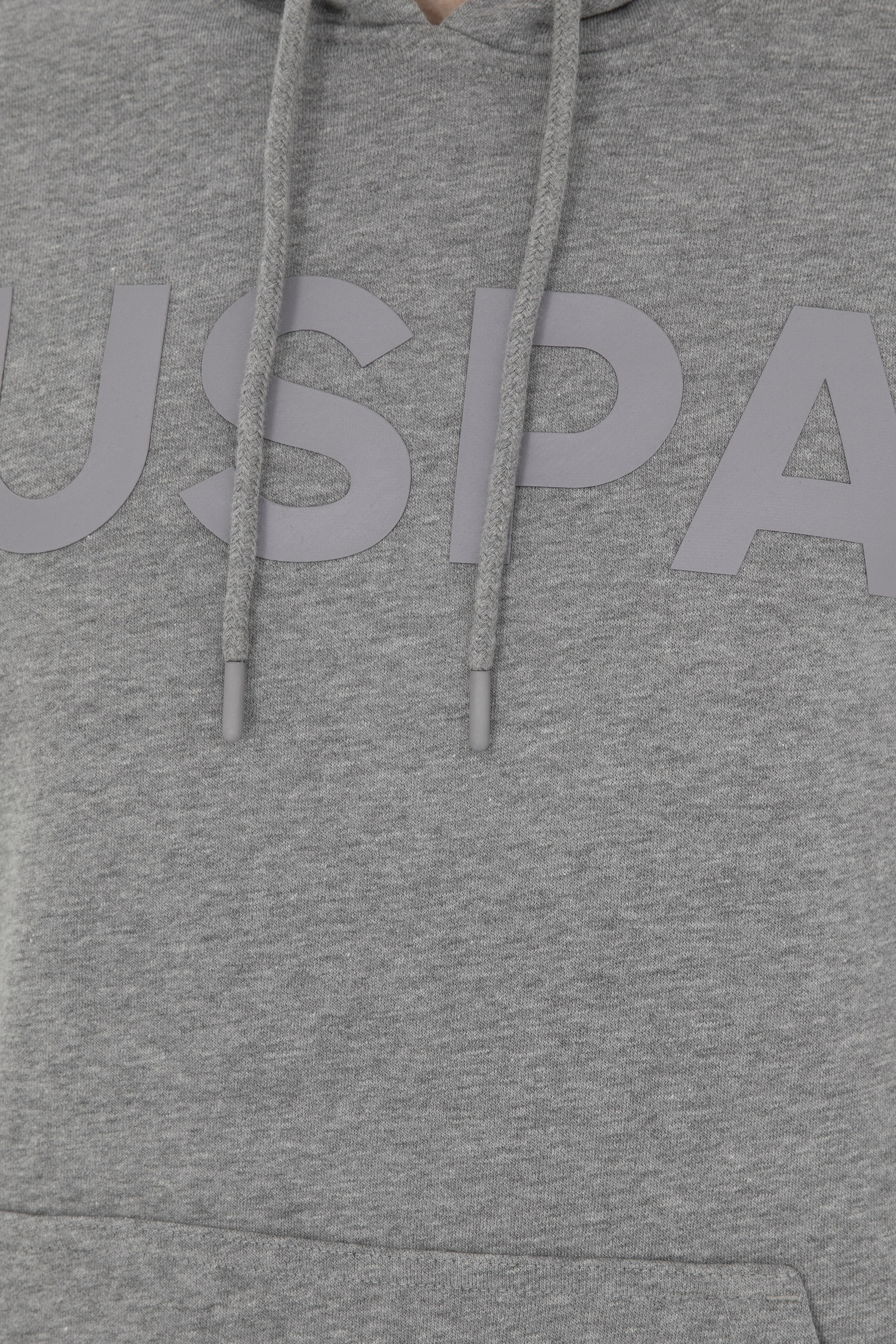 Erkek Gri Melanj Basic Sweatshirt - Image 7