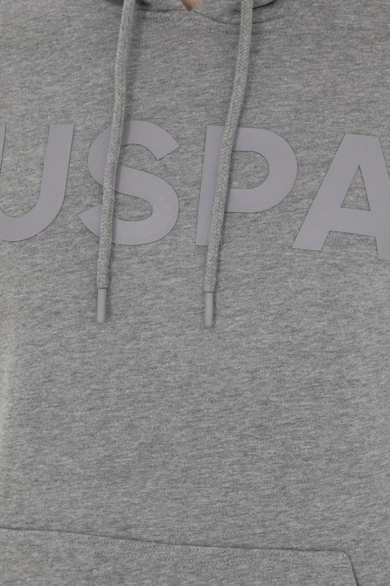 Erkek Gri Melanj Basic Sweatshirt - 50269396066