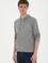 Erkek Gri Melanj Basic Sweatshirt