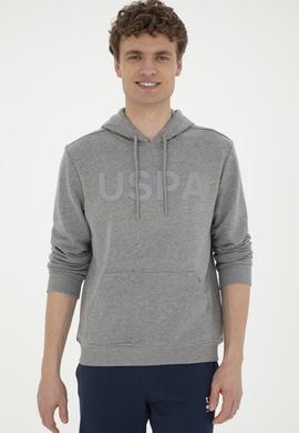 Erkek Gri Melanj Basic Sweatshirt - 50269396066