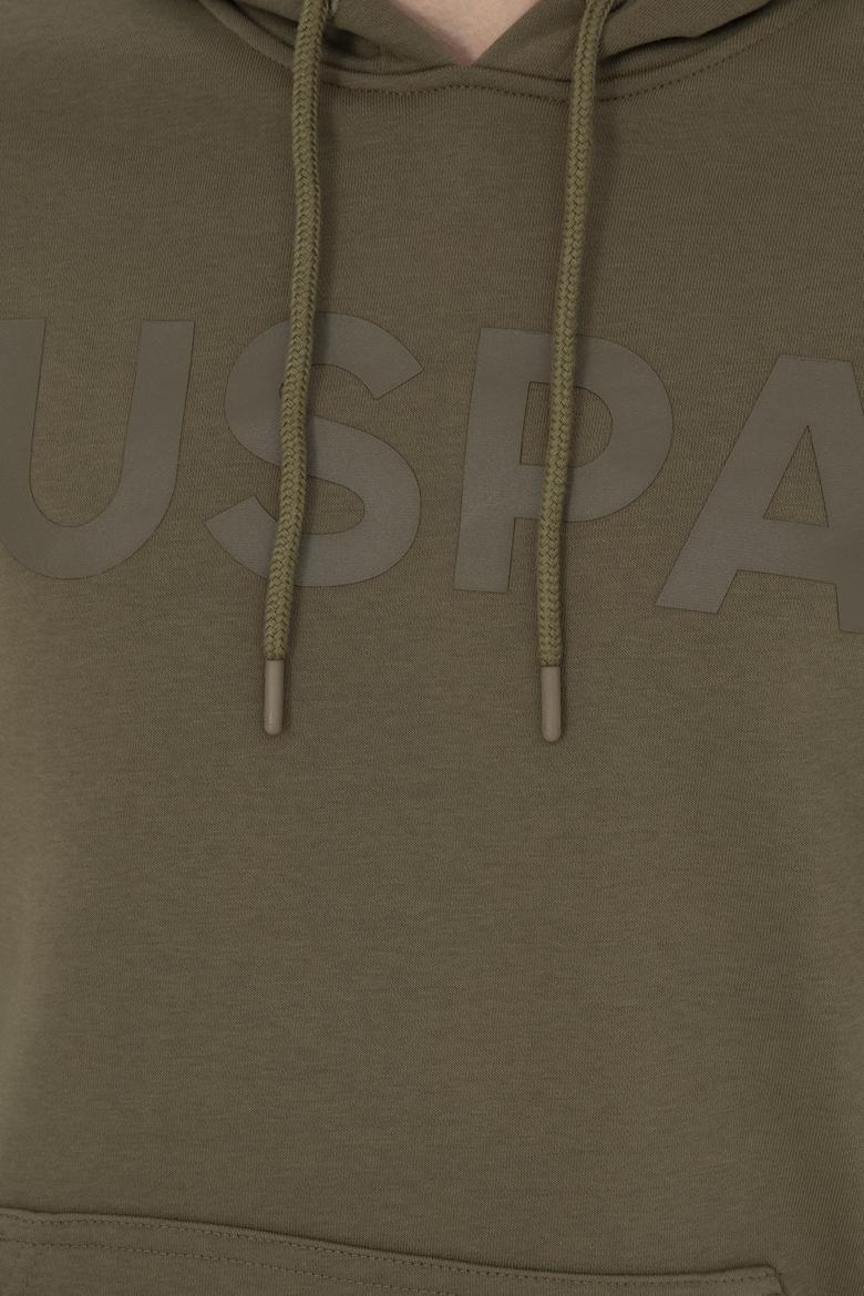 Erkek Haki Basic Sweatshirt - 50269396114