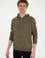Erkek Haki Basic Sweatshirt