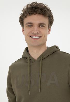 Erkek Haki Basic Sweatshirt - 50269396114