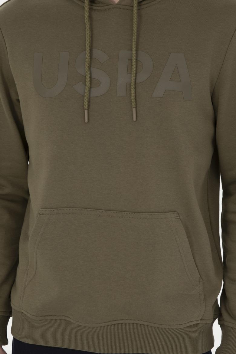 Erkek Haki Basic Sweatshirt - 50269396114