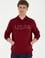 Erkek Bordo Basic Sweatshirt