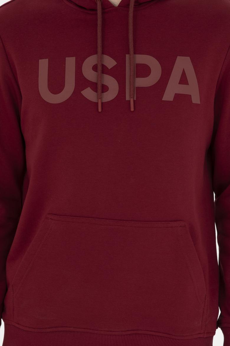 Erkek Bordo Basic Sweatshirt - 50269396071