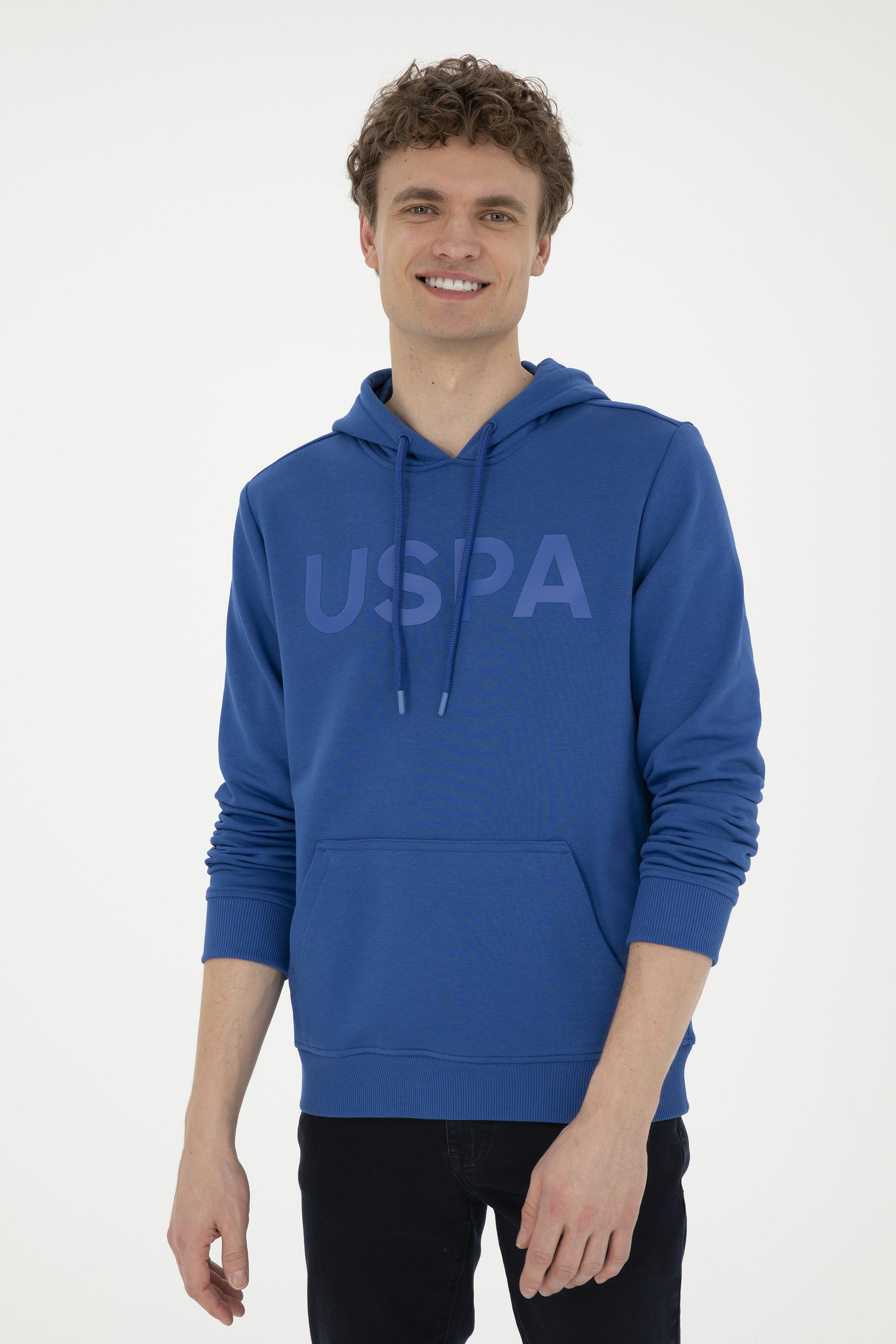 Erkek Saks Basic Sweatshirt - Image 3