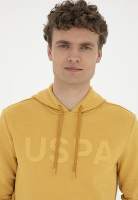 Erkek Hardal Basic Sweatshirt - 50269396136
