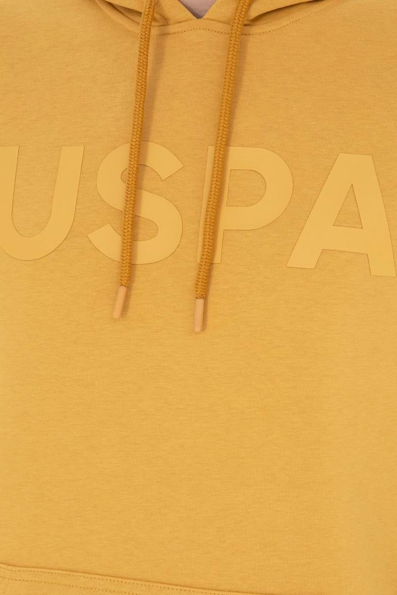 Erkek Hardal Basic Sweatshirt - 50269396136