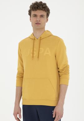 Erkek Hardal Basic Sweatshirt - 50269396136