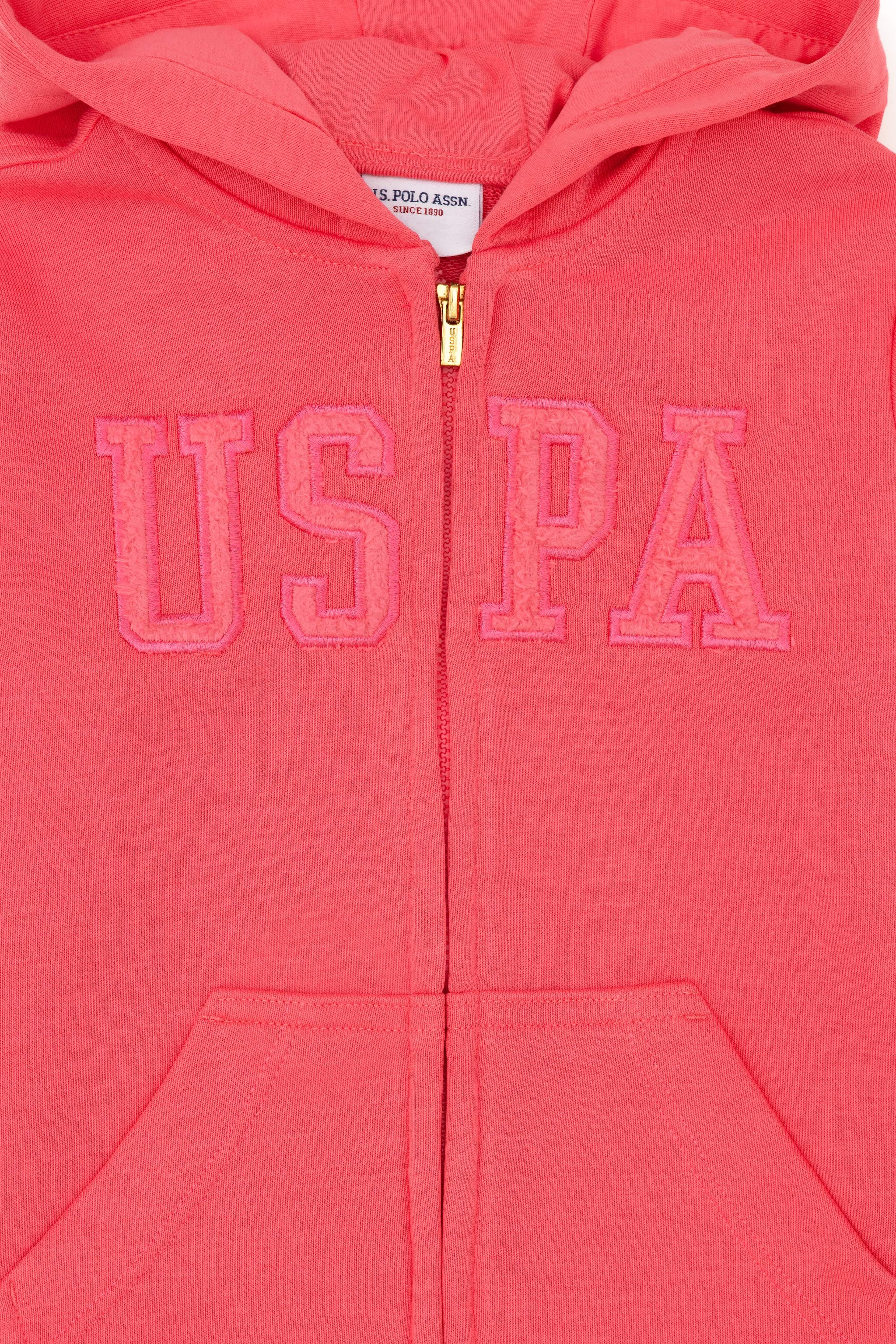 Kız Çocuk Pembe Basic Sweatshirt - Image 3