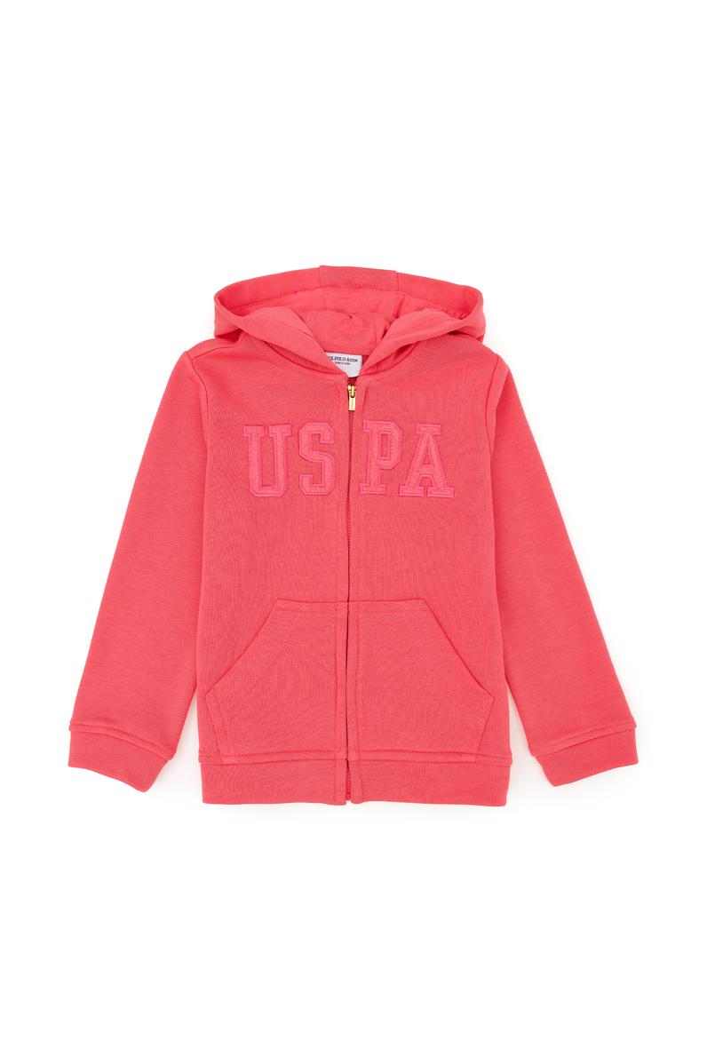 Kız Çocuk Pembe Basic Sweatshirt