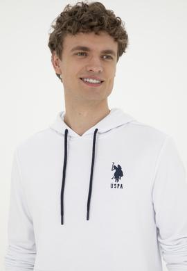 Erkek Beyaz Basic Sweatshirt - 50269426172