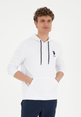 Erkek Beyaz Basic Sweatshirt - 50269426172