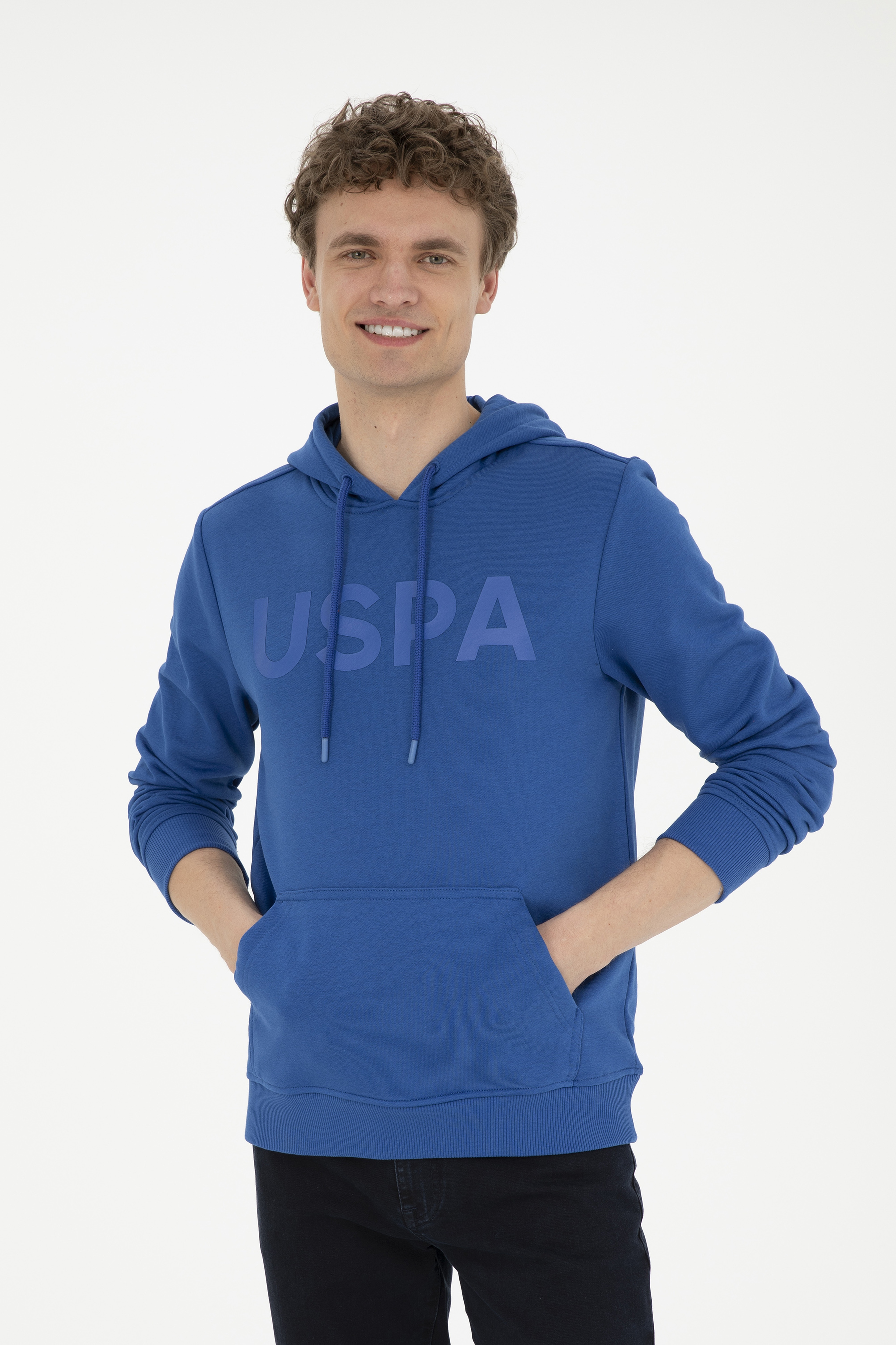 Erkek Saks Basic Sweatshirt