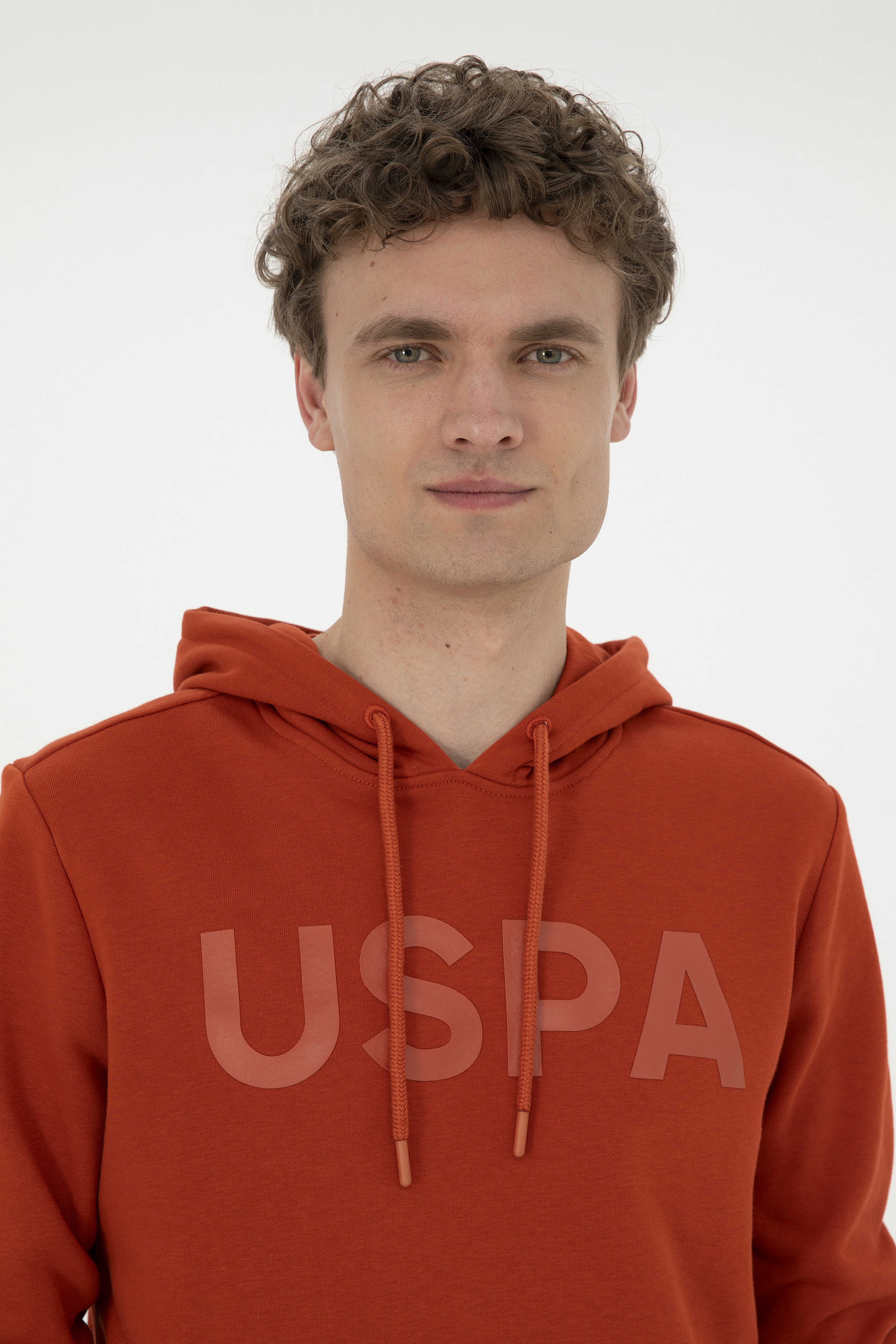 Erkek Kiremit Basic Sweatshirt - Image 2