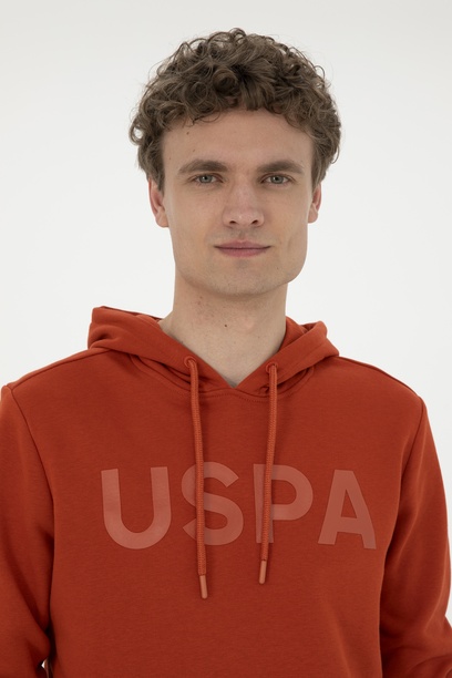 Erkek Kiremit Basic Sweatshirt