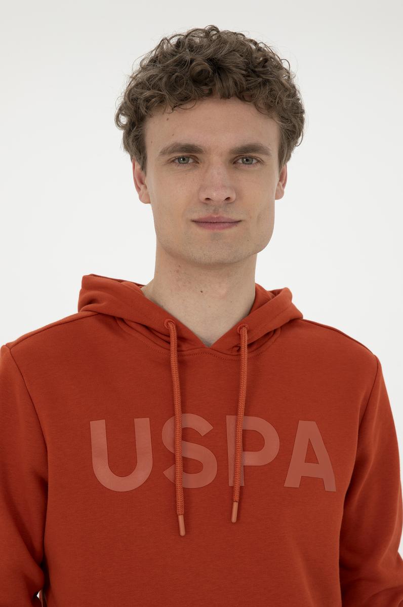 Erkek Kiremit Basic Sweatshirt