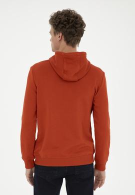 Erkek Kiremit Basic Sweatshirt - 50269396095