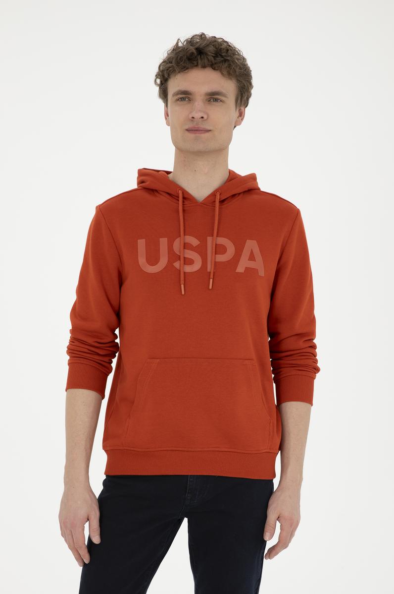 Erkek Kiremit Basic Sweatshirt