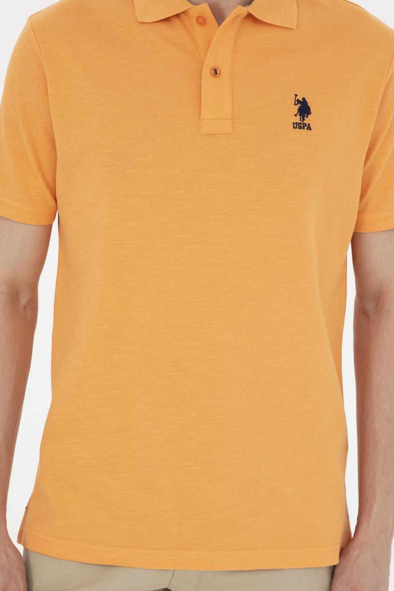Erkek Turuncu Polo Yaka Tişört - 50263520053