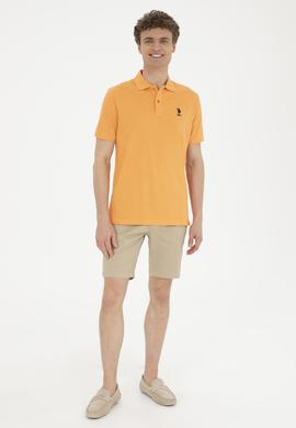 Erkek Turuncu Polo Yaka Tişört - 50263520053
