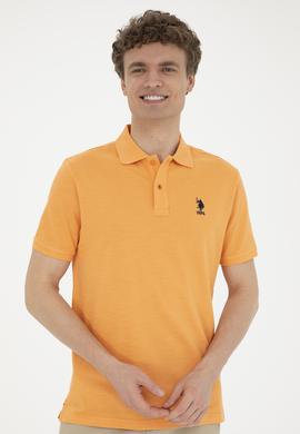 Erkek Turuncu Polo Yaka Tişört - 50263520053