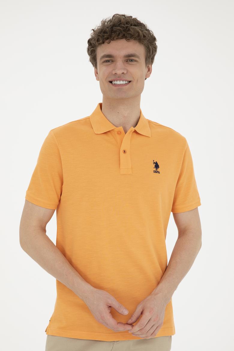 Erkek Turuncu Polo Yaka Tişört - 50263520053