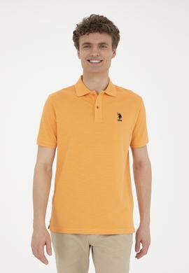 Erkek Turuncu Polo Yaka Tişört - 50263520053