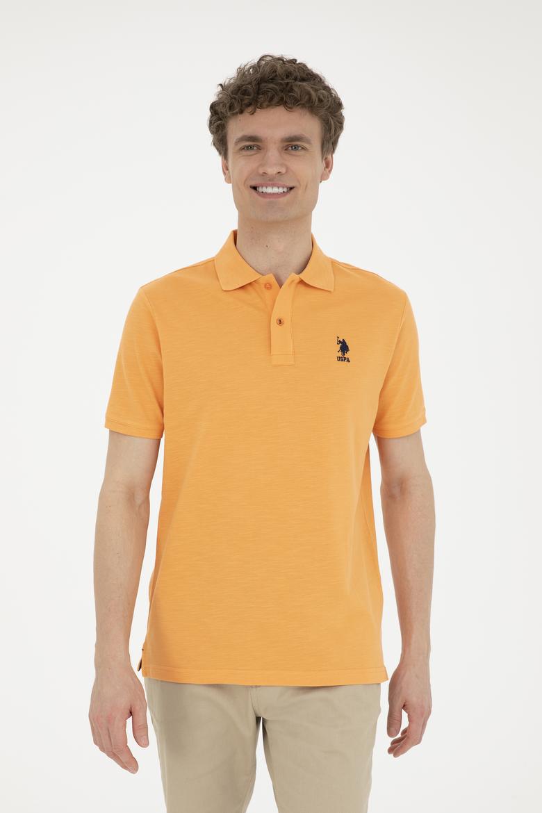 Erkek Turuncu Polo Yaka Tişört