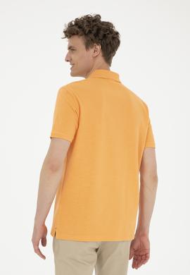 Erkek Turuncu Polo Yaka Tişört - 50263520053