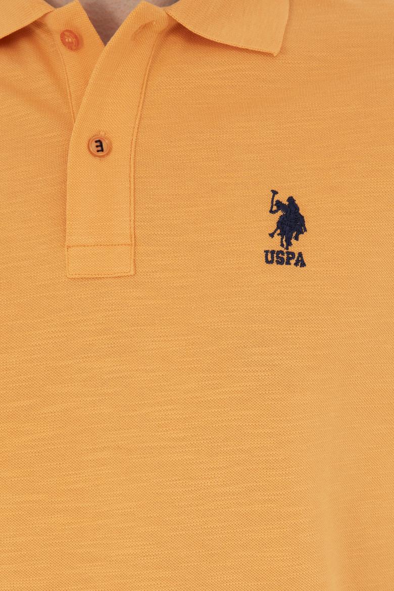 Erkek Turuncu Polo Yaka Tişört - 50263520053