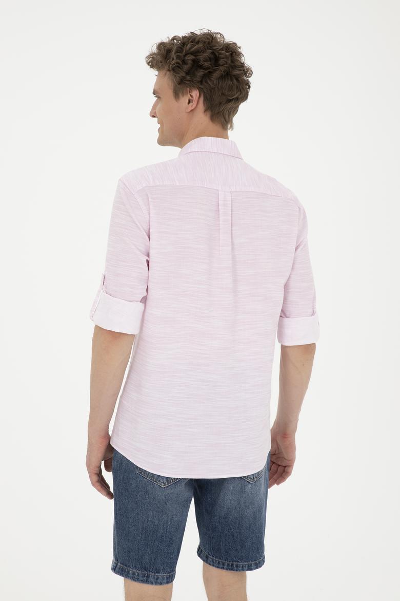 Erkek Manolya Uzun Kollu Gömlek - 50264098052