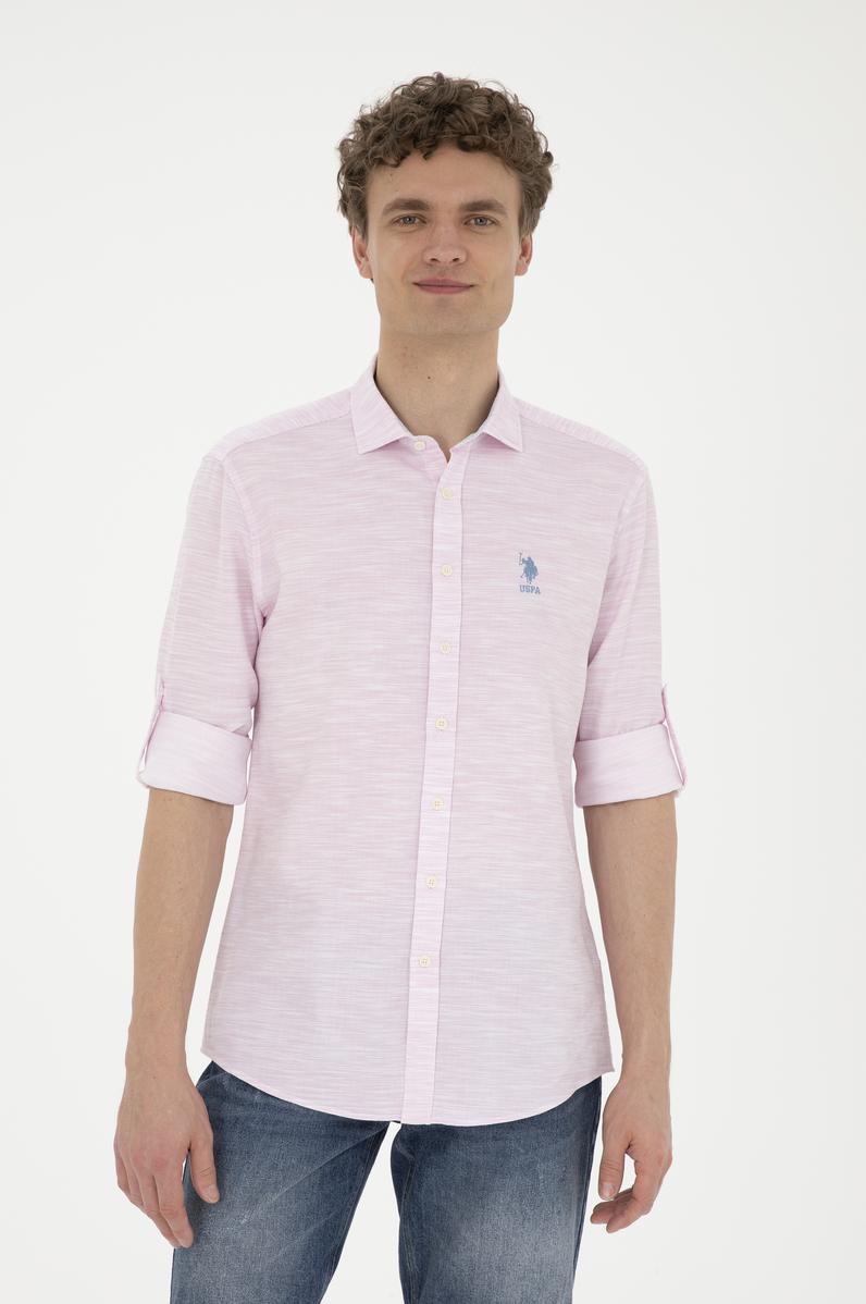 Erkek Manolya Uzun Kollu Gömlek