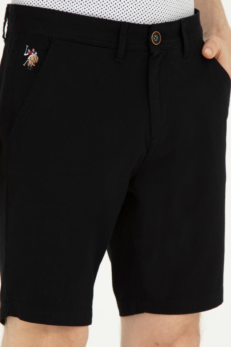 Erkek Siyah Dokuma Şort - 50283928113