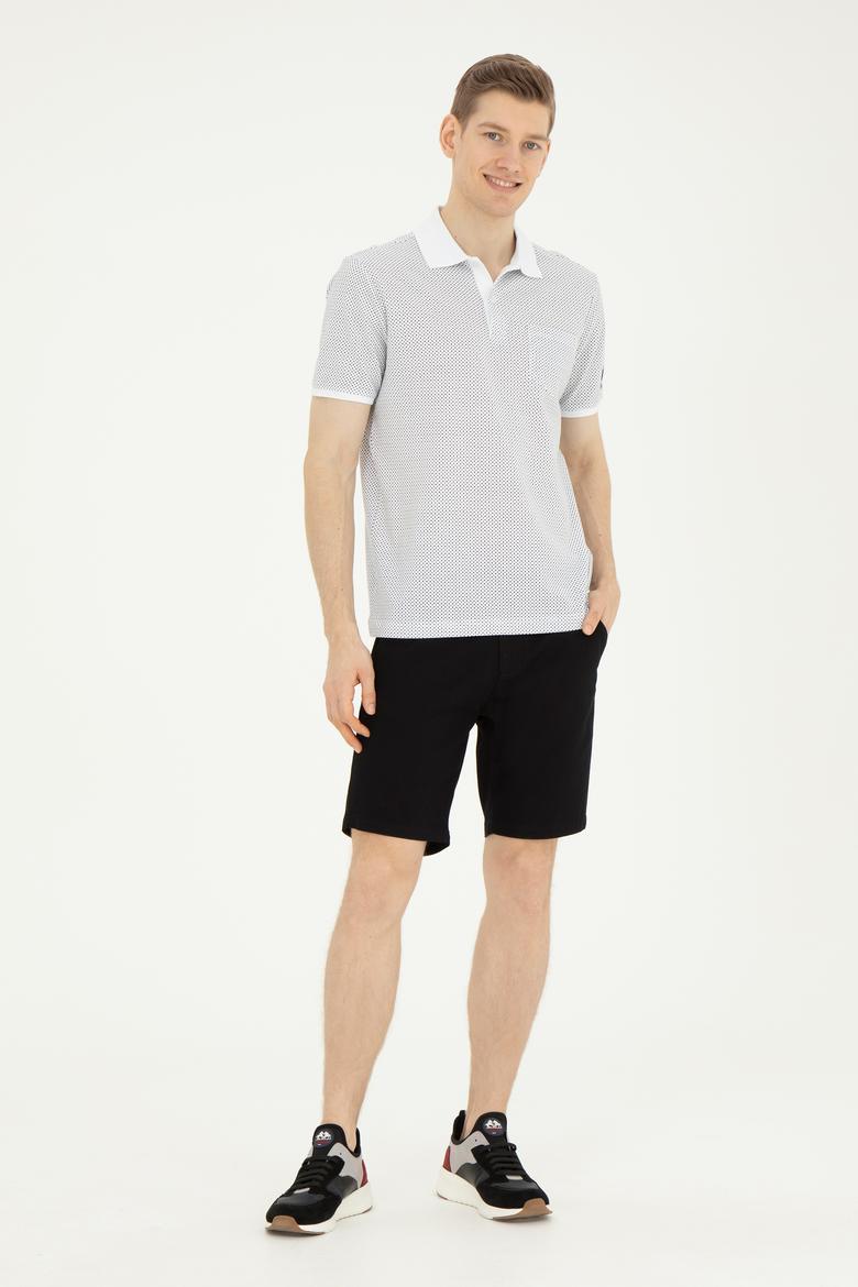 Erkek Siyah Dokuma Şort