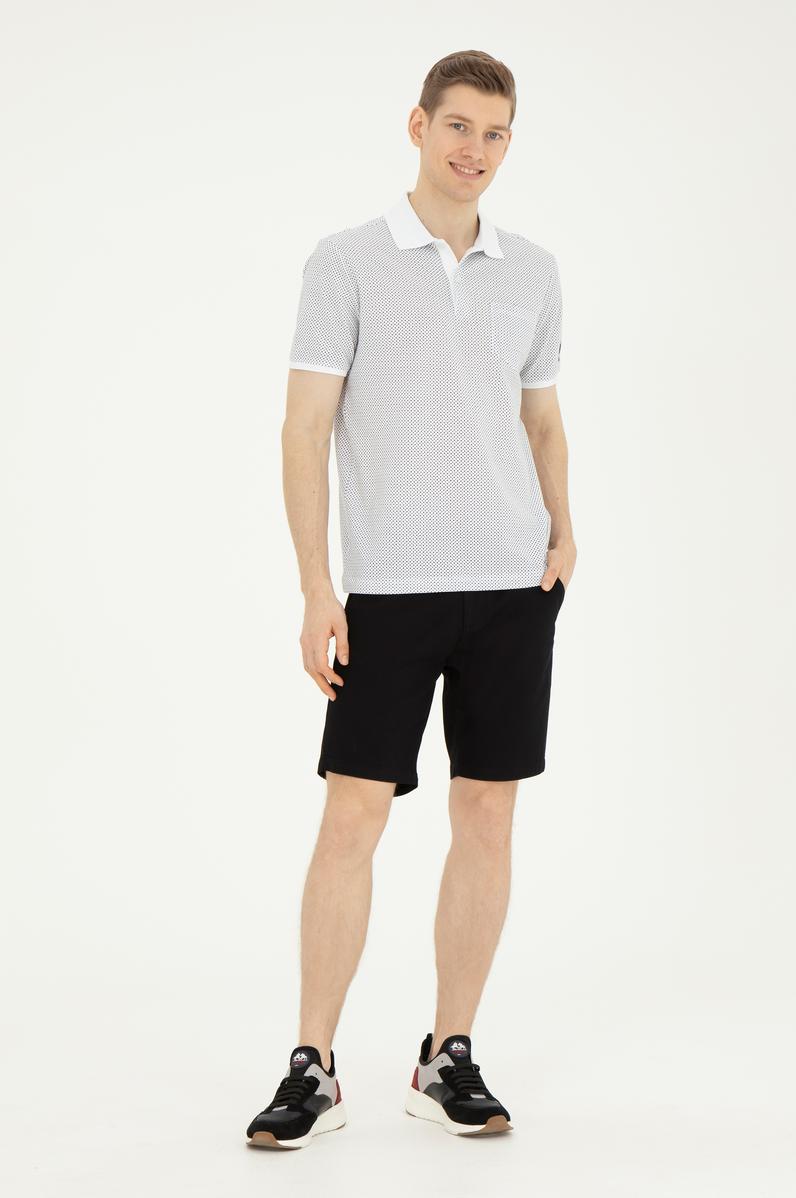 Erkek Siyah Dokuma Şort