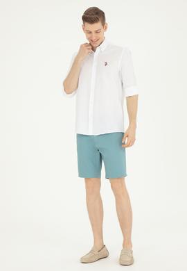 Erkek Mint Dokuma Şort - 50283928081