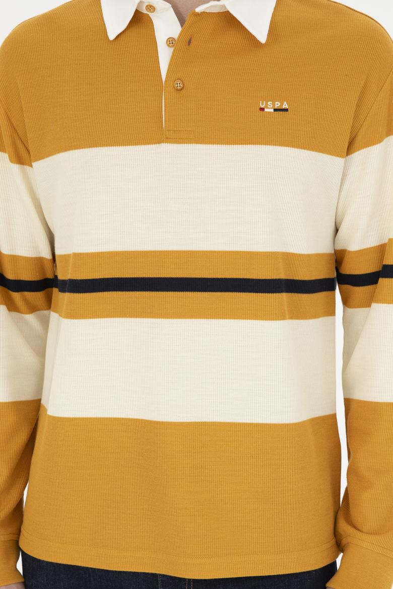 Erkek Hardal Sweatshirt - 50270837017