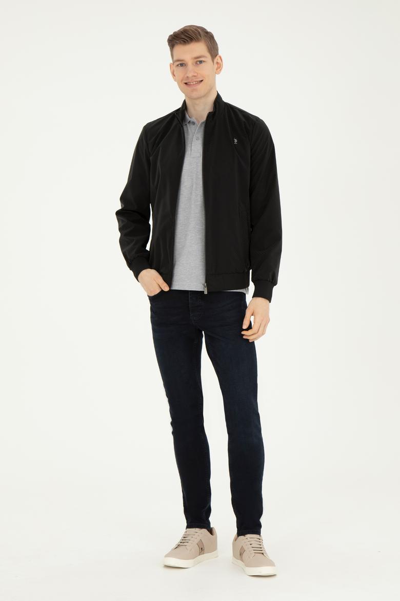 Erkek Siyah Deri Ceket - 50289048009